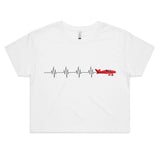 Sonex Waiex (Heartbeat) - Women's Crop Tee