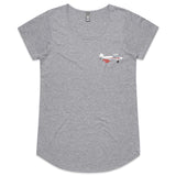 Piper Super Cub (Small Design) - Women's Scoop Neck T-Shirt