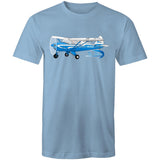 Piper Tri-Pacer (Large Design) - Men's T-Shirt