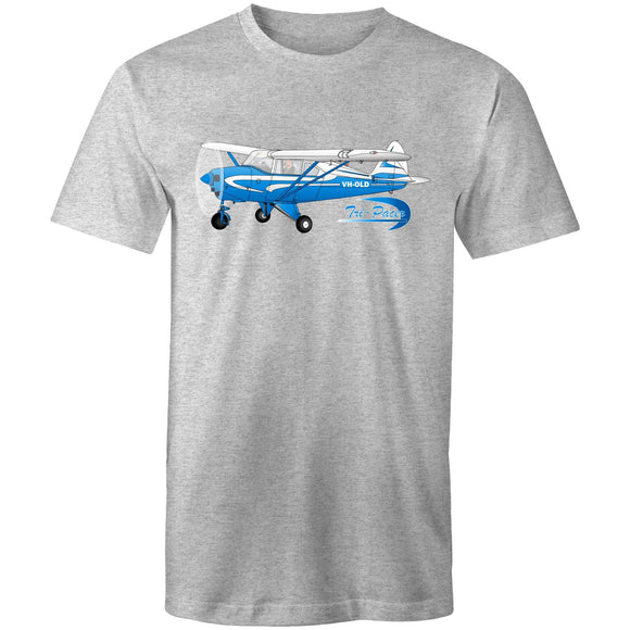 Piper Tri-Pacer (Large Design) - Men's T-Shirt