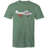 Piper Super Cub (Large Design) - Men's T-Shirt