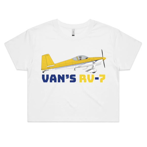 Vans RV-7 (Large Design) - Women's Crop Tee