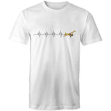 Piper J-3 Cub (Heartbeat) - Men's T-Shirt