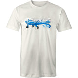 Piper Tri-Pacer (Large Design) - Men's T-Shirt