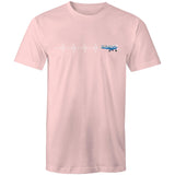 Piper Tri-Pacer (Heartbeat) - Men's T-Shirt