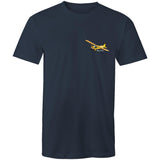 Piper J-3 Cub (Small Design) - Men's T-Shirt