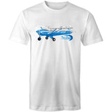 Piper Tri-Pacer (Large Design) - Men's T-Shirt