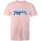 Piper Tri-Pacer (Large Design) - Men's T-Shirt