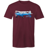 Piper Tri-Pacer (Large Design) - Men's T-Shirt