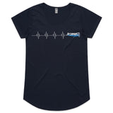 Piper Tri-Pacer (Heartbeat) - Women's Scoop Neck T-Shirt