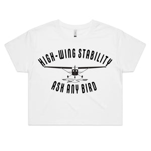 High Wing Stability - Women's Crop Tee