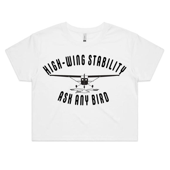 High Wing Stability - Women's Crop Tee