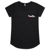 Piper Super Cub (Small Design) - Women's Scoop Neck T-Shirt