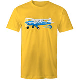 Piper Tri-Pacer (Large Design) - Men's T-Shirt