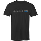 Piper Tri-Pacer (Heartbeat) - Men's T-Shirt