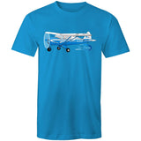 Piper Tri-Pacer (Large Design) - Men's T-Shirt