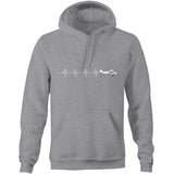 Piper Super Cub (Heartbeat) - Hoodie