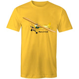 Piper J-3 Cub (Large Design) - Men's T-Shirt