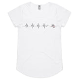 Piper Super Cub (Heartbeat) - Women's Scoop Neck T-Shirt