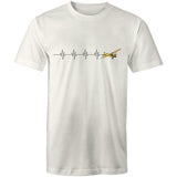 Piper J-3 Cub (Heartbeat) - Men's T-Shirt