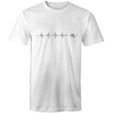 Piper Super Cub (Heartbeat) - Men's T-Shirt