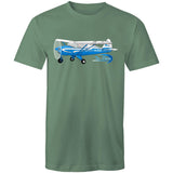 Piper Tri-Pacer (Large Design) - Men's T-Shirt