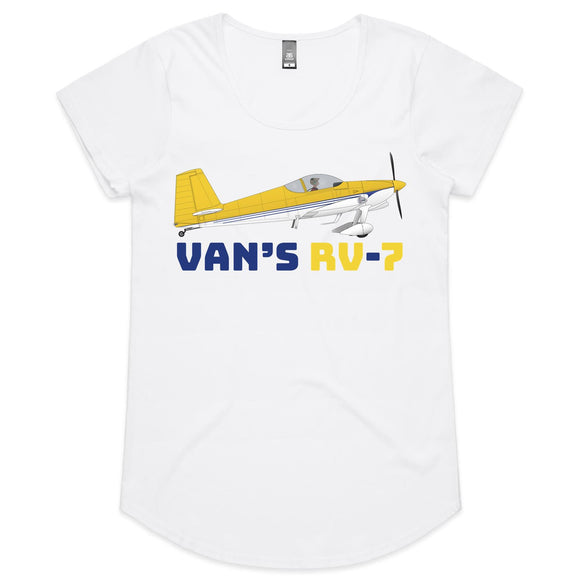 Vans RV-7 (Large Design) - Women's Scoop Neck T-Shirt