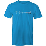 Piper Tri-Pacer (Heartbeat) - Men's T-Shirt