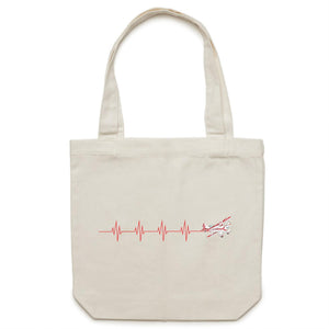 Pitts Special (Heartbeat) - Canvas Tote Bag