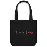 Sonex Waiex (Heartbeat) - Canvas Tote Bag