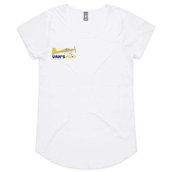 Vans RV-7 (Small Design) - Women's Scoop Neck T-Shirt