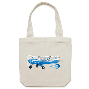 Piper Tri-Pacer - Canvas Tote Bag