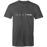 Piper Super Cub (Heartbeat) - Men's T-Shirt