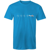 Piper Super Cub (Heartbeat) - Men's T-Shirt