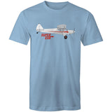 Piper Super Cub (Large Design) - Men's T-Shirt