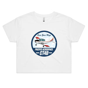 PAC CT/4B (Large Design) - Women's Crop Tee