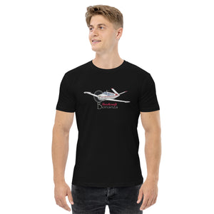 Beechcraft Bonanza (Large Design) - Men's T-shirt