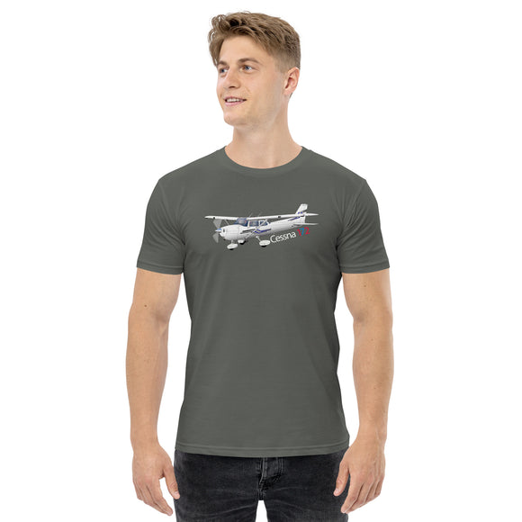 Cessna 172 (Large Design) - Men's T-Shirt