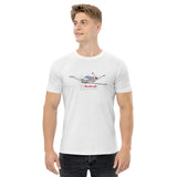 Beechcraft Bonanza (Large Design) - Men's T-shirt