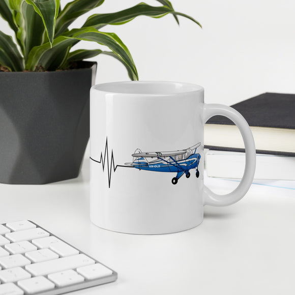 Piper Tri-Pacer (Heartbeat) - Mug