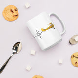 DH.82 Tiger Moth (Heartbeat) - Mug