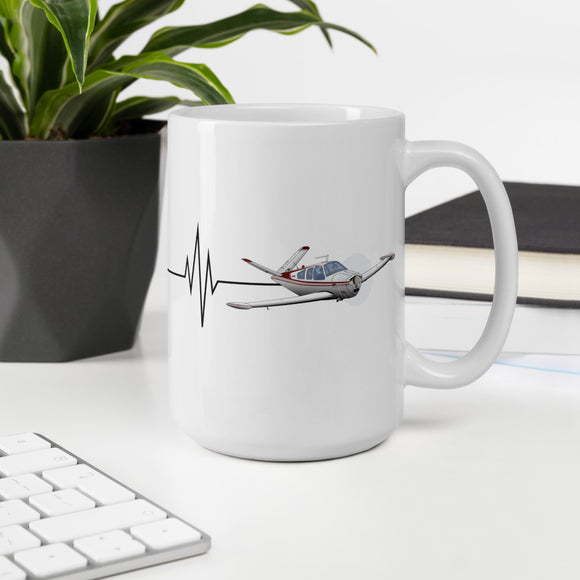 Beechcraft Bonanza (Heartbeat) - Mug