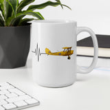 DH.82 Tiger Moth (Heartbeat) - Mug