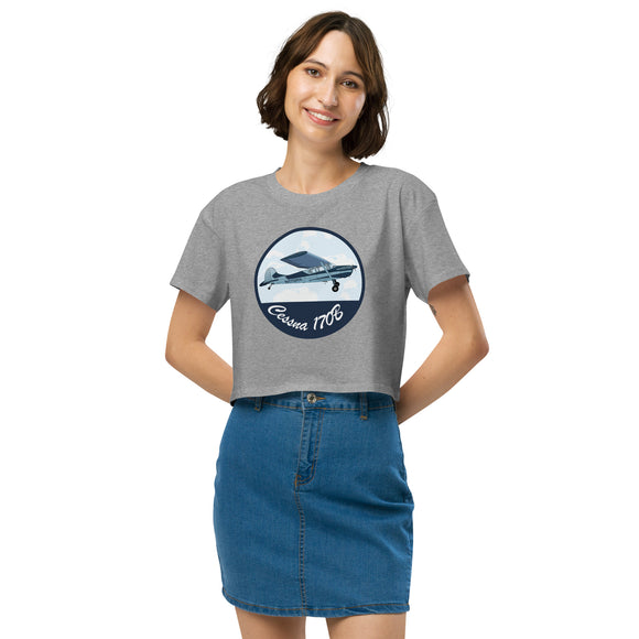 Cessna 170B (Large Design) - Women’s crop top