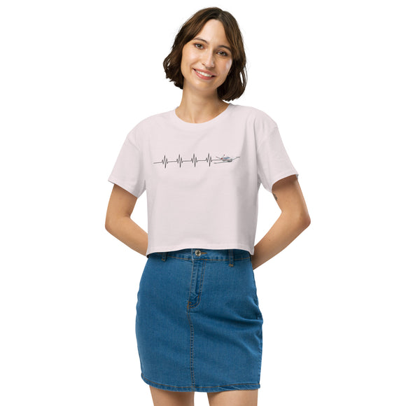 Beechcraft Bonanza (Heartbeat) - Women’s crop top