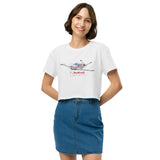 Beechcraft Bonanza (Large Design) - Women’s crop top