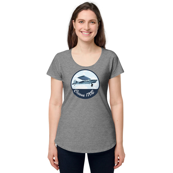 Cessna 170B (Large Design) - Women’s T-Shirt