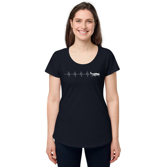 Cirrus SR22 (Heartbeat) - Women’s T-Shirt